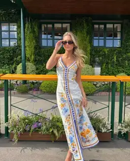 Zimmermann Halcyon Slip Dress Floral Size 4/Au 16 for rent on The Volte - image 2