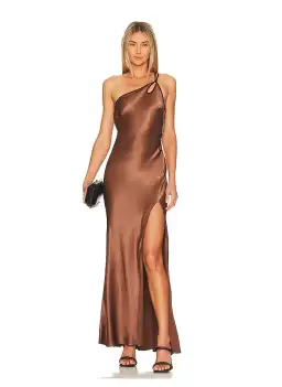 Bec and Bridge Kehlani Maxi Dress in Chocolate Size 6