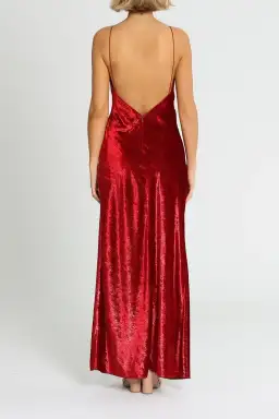 Camilla and Marc Mickey Slip Dress in Red Size 12 for rent on The Volte - image 4