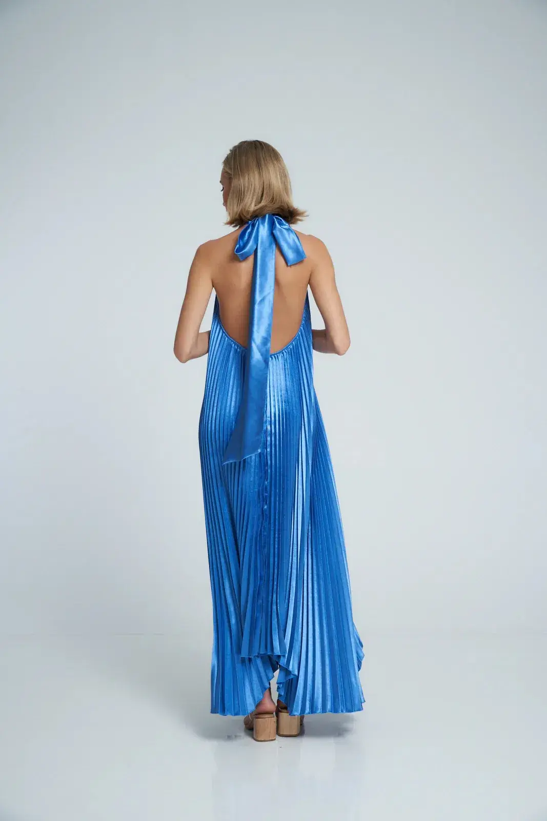 Lidee Opera Gown Mediterranean Blue Size 10 - Image 4