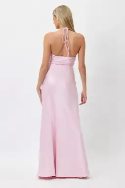 Bianca & Bridgett Tina Halter Dress Pink Size 8 for rent on The Volte - image 3