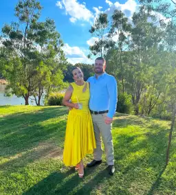 Aje Jolie Abstract Cut Out Top Size 14 & Jolie Asymmetric Midi Skirt Size 12 for rent on The Volte - image 1