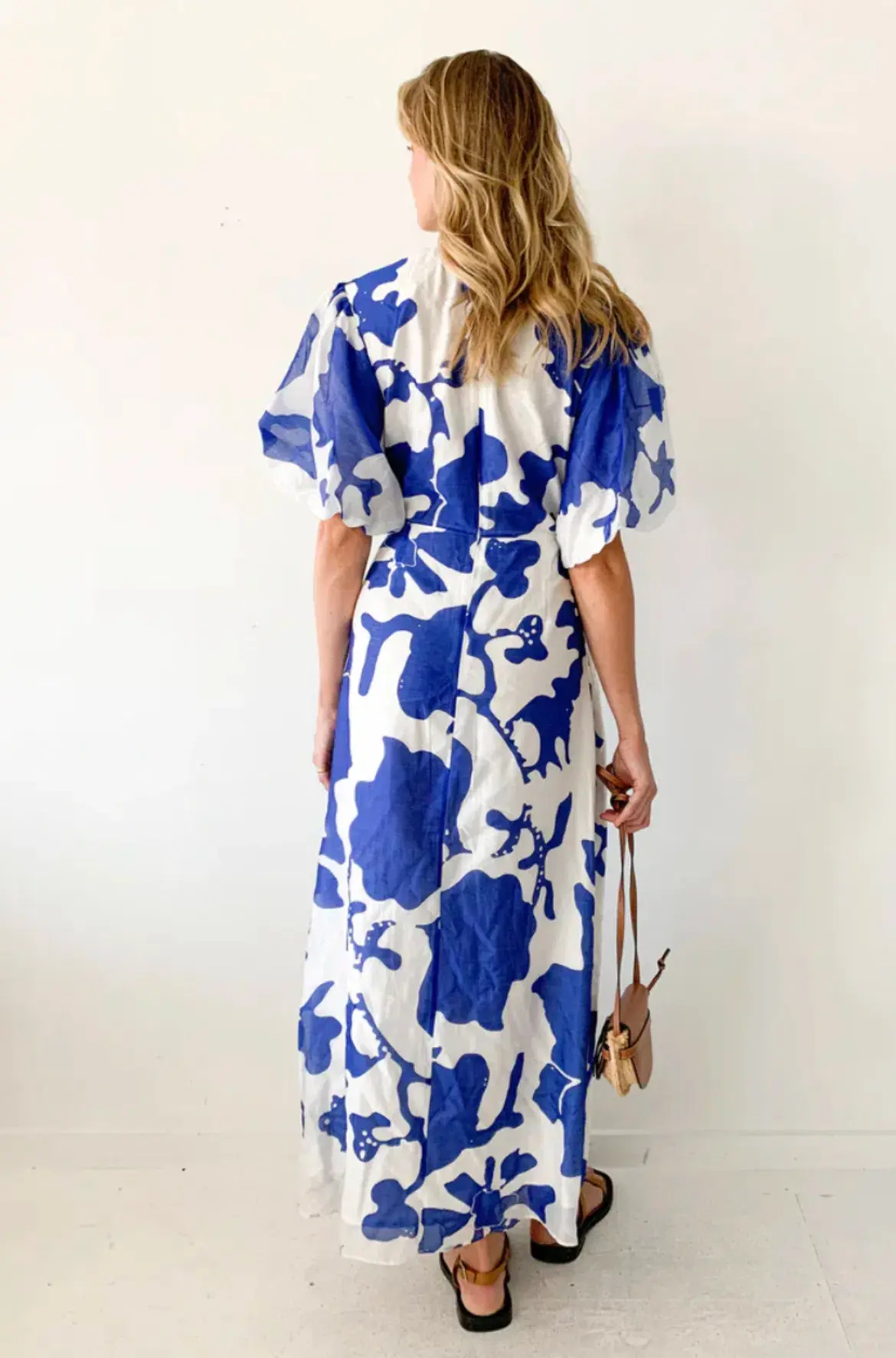 Sir the Label Vivi Puff Sleeve Maxi Dress Print Size 3 / AU 12 - Image 4