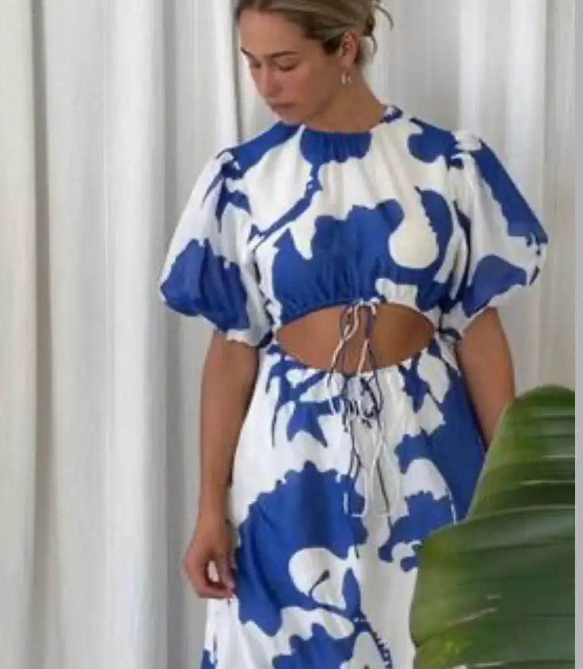 Sir the Label Vivi Puff Sleeve Maxi Dress Print Size 3 / AU 12 - Image 5