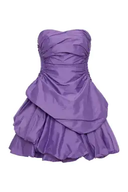 Aje Daybreak Strapless Mini Dress Deep Violet Size M / AU 10 for rent on The Volte - image 5