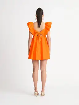Sheike Bermuda Mini Dress Orange Size 10 for rent on The Volte - image 3