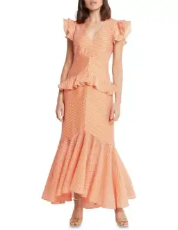 Sass & Bide Float Like A Dreamer Dress Orange Size 14 for rent on The Volte - image 1