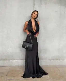 Rat & Boa Donyale Maxi Dress Black Size S / Au 8 for rent on The Volte - image 3