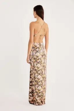 Rumer The Label Paloma Cut Out Gown Floral Size XS/Au 6 for rent on The Volte - image 2