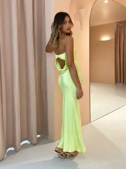 Bec & Bridge Moon Dance Strapless Dress Citrus Size 6 for rent on The Volte - image 2