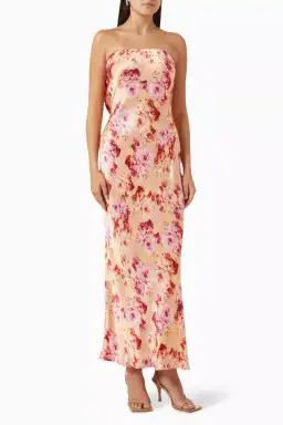 Bec & Bridge Moon Dance Strapless Dress Belle Floral Size 8 for rent on The Volte - image 2
