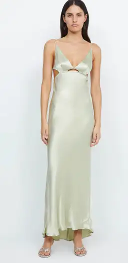 Bec & Bridge Indi Strappy Maxi Dress Honeydew Green Size 10 for rent on The Volte - image 2
