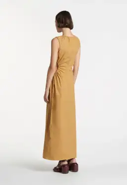 Sir the Label Dion Cut Out Maxi Dress Camel Size 6 for rent on The Volte - image 3