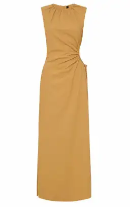 Sir the Label Dion Cut Out Maxi Dress Camel Size 6 for rent on The Volte - image 7