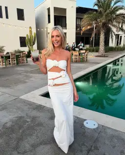 Maygel Coronel White Veranera Midi Dress One Size