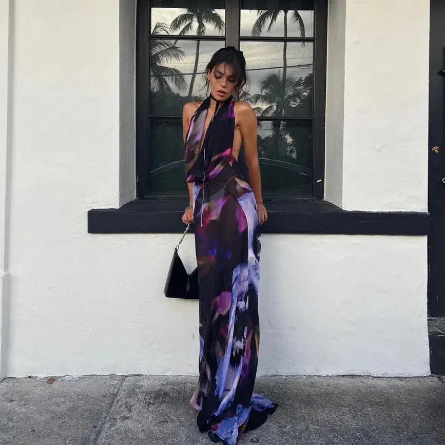 Rat & Boa Antonella Iris Purple Dress Size S/Au 8 for rent on The Volte - main image