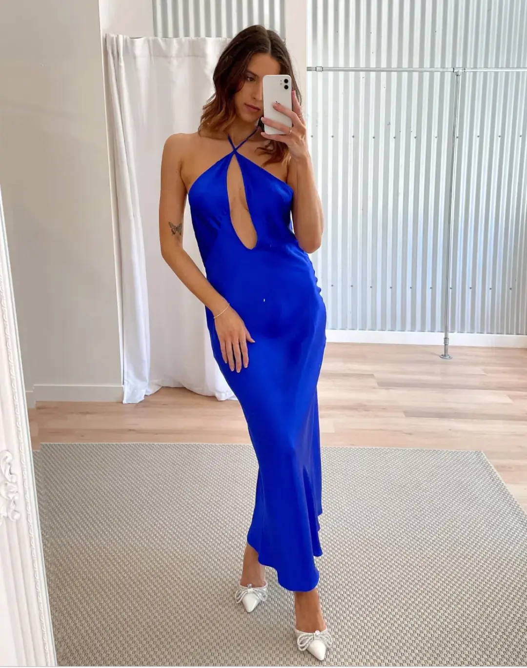 Natalie Rolt Irena Maxi Dress Blue Size 0 / AU 6 for rent on The Volte - main image