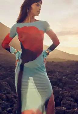 Rat & Boa Santino Dress Floral Print Size XXS / AU 4 for rent on The Volte - image 2