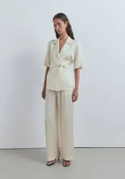 Viktoria & Woods Chorus Shirt & Pilot Pants Set in Butter Size 0 for rent on The Volte - image 0