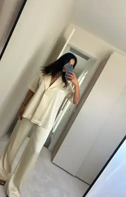 Viktoria & Woods Chorus Shirt & Pilot Pants Set in Butter Size 0 for rent on The Volte - image 2