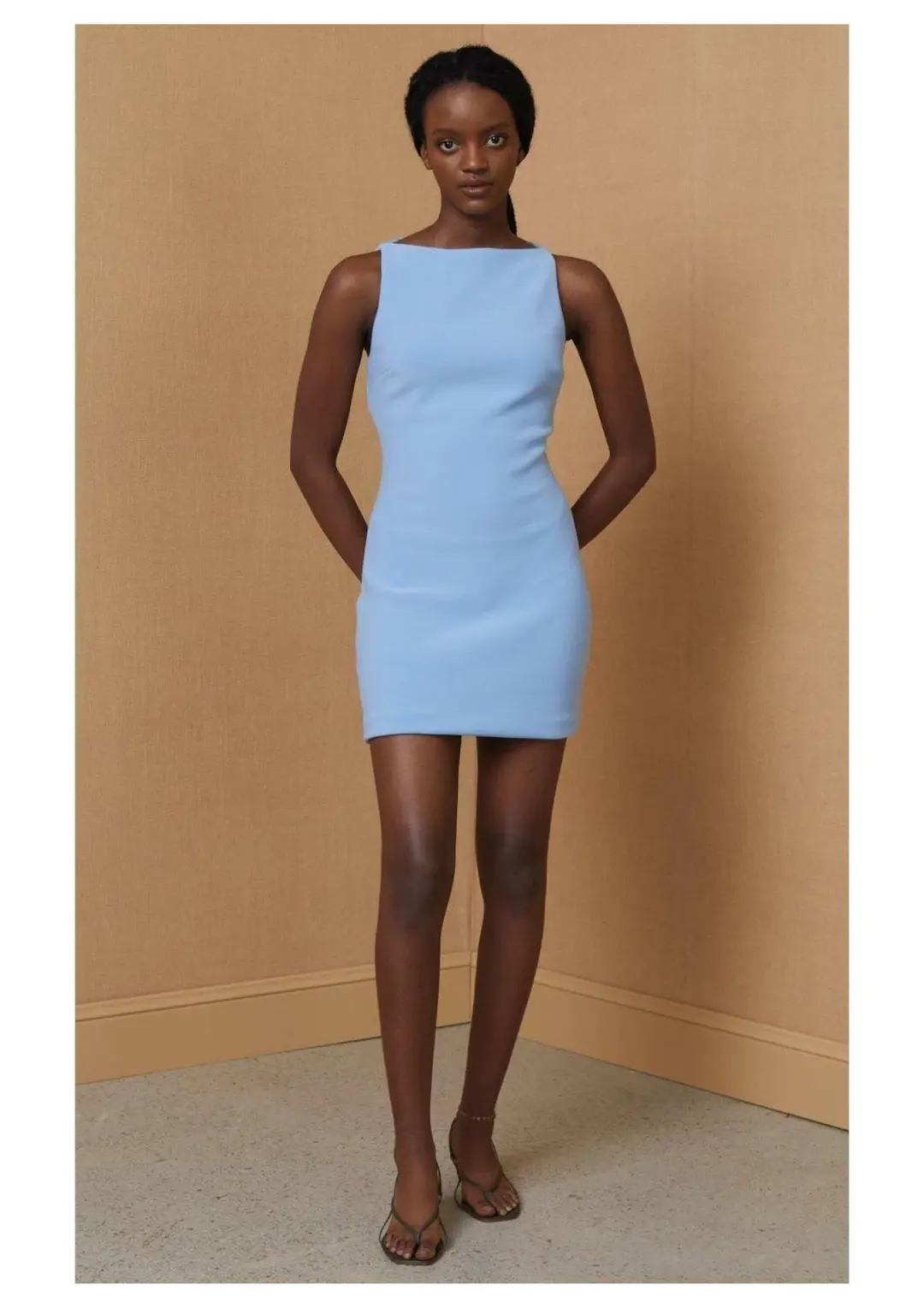 Bec & Bridge Clover Mini Dress Blue Size AU 10 for rent on The Volte - main image