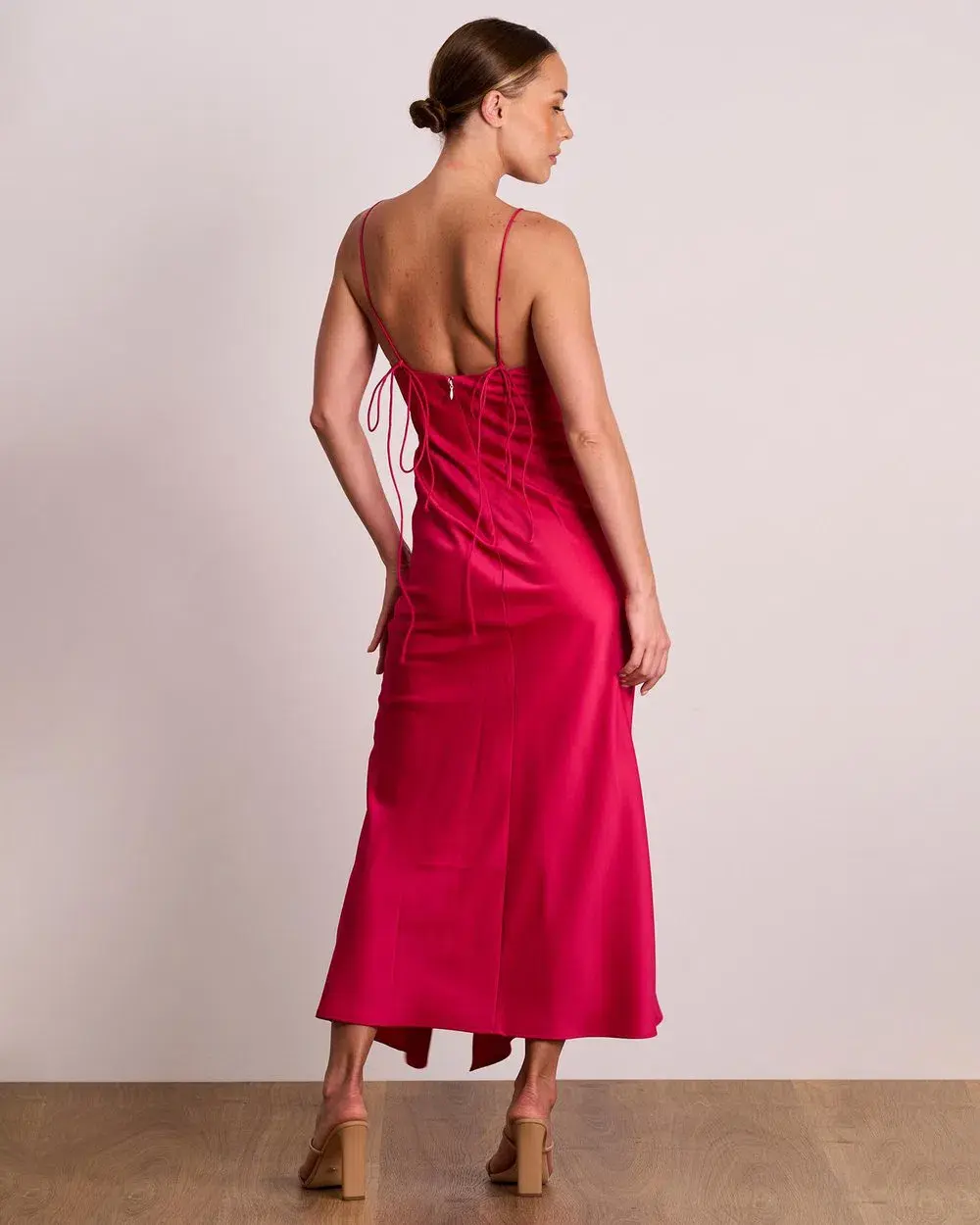 Pasduchas Dreamland Slip Midi Dress Pink Size 10 - Image 4