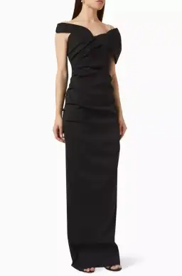 Rachel Gilbert Dahli Gown Black Size 3/ AU12 for rent on The Volte - image 2