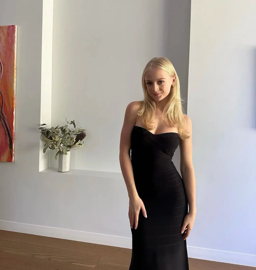 Herve Leger Black Sara Gown Size XS/AU6 for rent on The Volte - main image