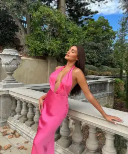 Natalie Rolt Angelica Gown Pink Size 1/Au 8 for rent on The Volte - image 1