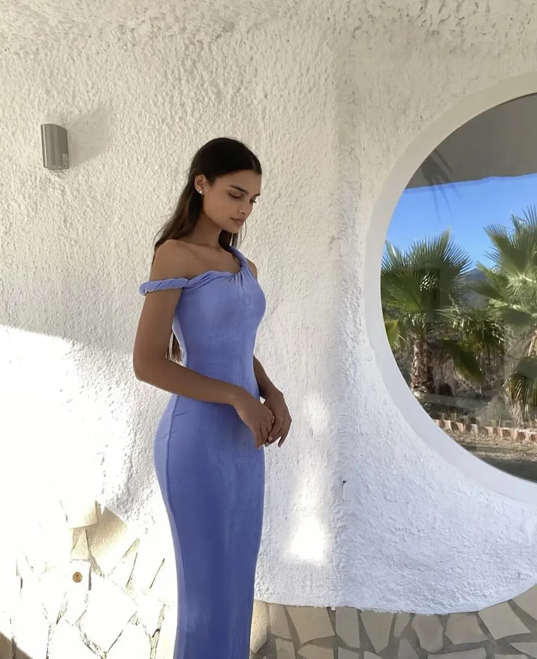 Johansen Official Poppy Gown Blue Size L / AU 12 for rent on The Volte - main image