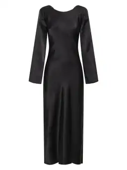 Third Form Crush Tie Back Maxi Dress Black Size 10 for rent on The Volte - image 4
