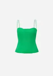 Viktoria & Woods Saxophone Top Green Size 8 for rent on The Volte - main image