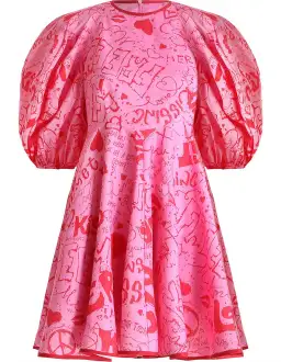 Zimmermann Linen Day Mini Dress Pink Graffiti Size 3/Au 14 for rent on The Volte - image 6