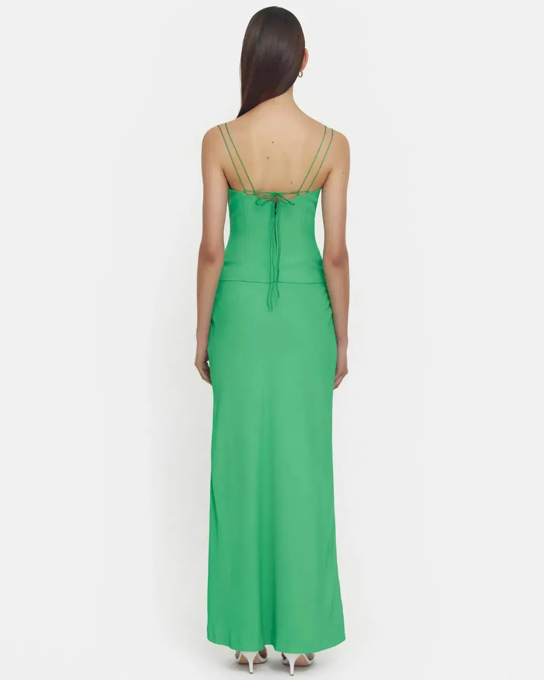 Viktoria & Woods Saxophone Skirt Green Size 8 for rent on The Volte - main image