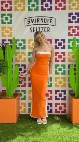 Bianca and Bridgett Ashley Dress Orange Size 8 for rent on The Volte - image 2