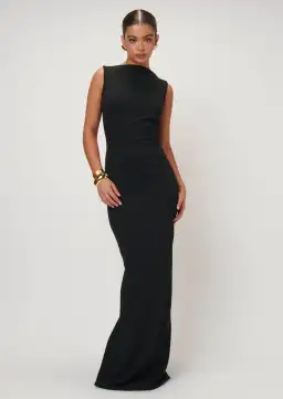 Effie Kats Verona Gown Black Size 10 for rent on The Volte - image 1
