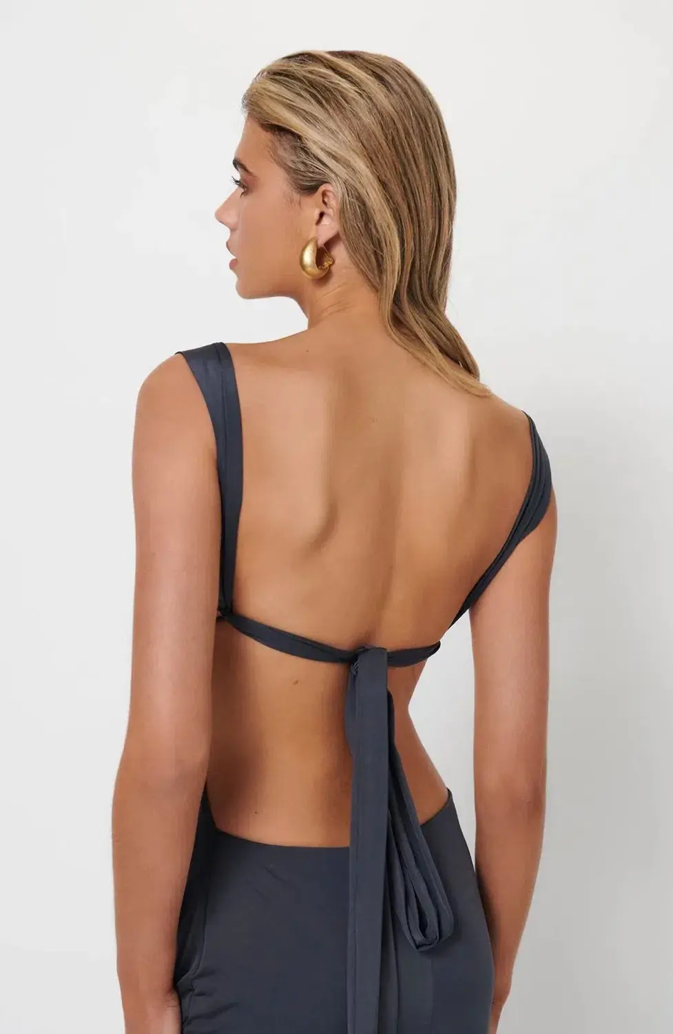 Effie Kats Helena Gown Thunder Size XS/AU 6 for rent on The Volte - main image