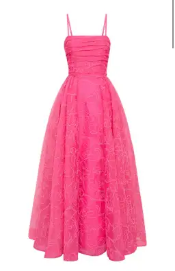 Aje Evangeline Cornelli Maxi Dress Pink Size 8 for rent on The Volte - image 6