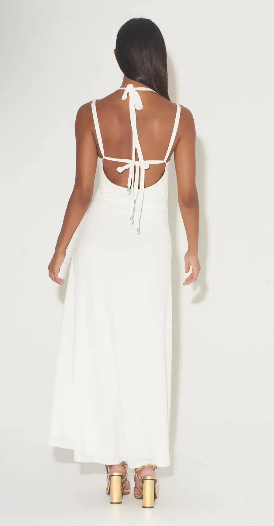 Hansen and Gretel Odessa Dress White Size S/8 for rent on The Volte - main image