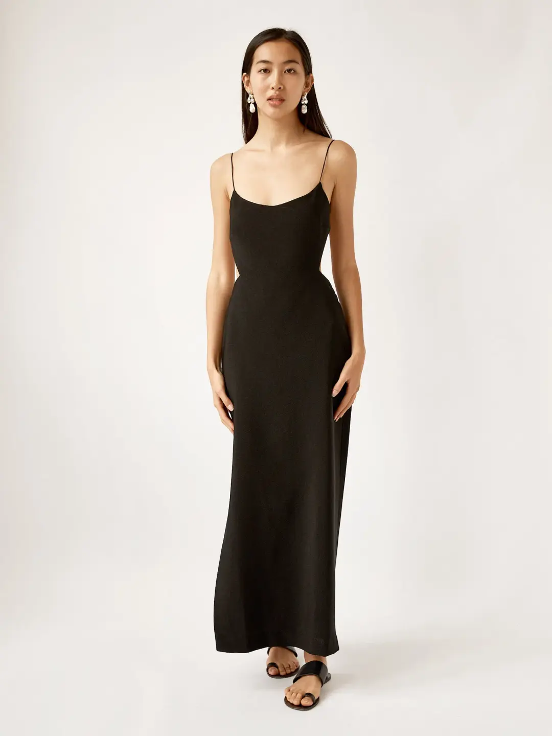 Christopher Esber Redux Backless Dress Black Size 6 for rent on The Volte - main image