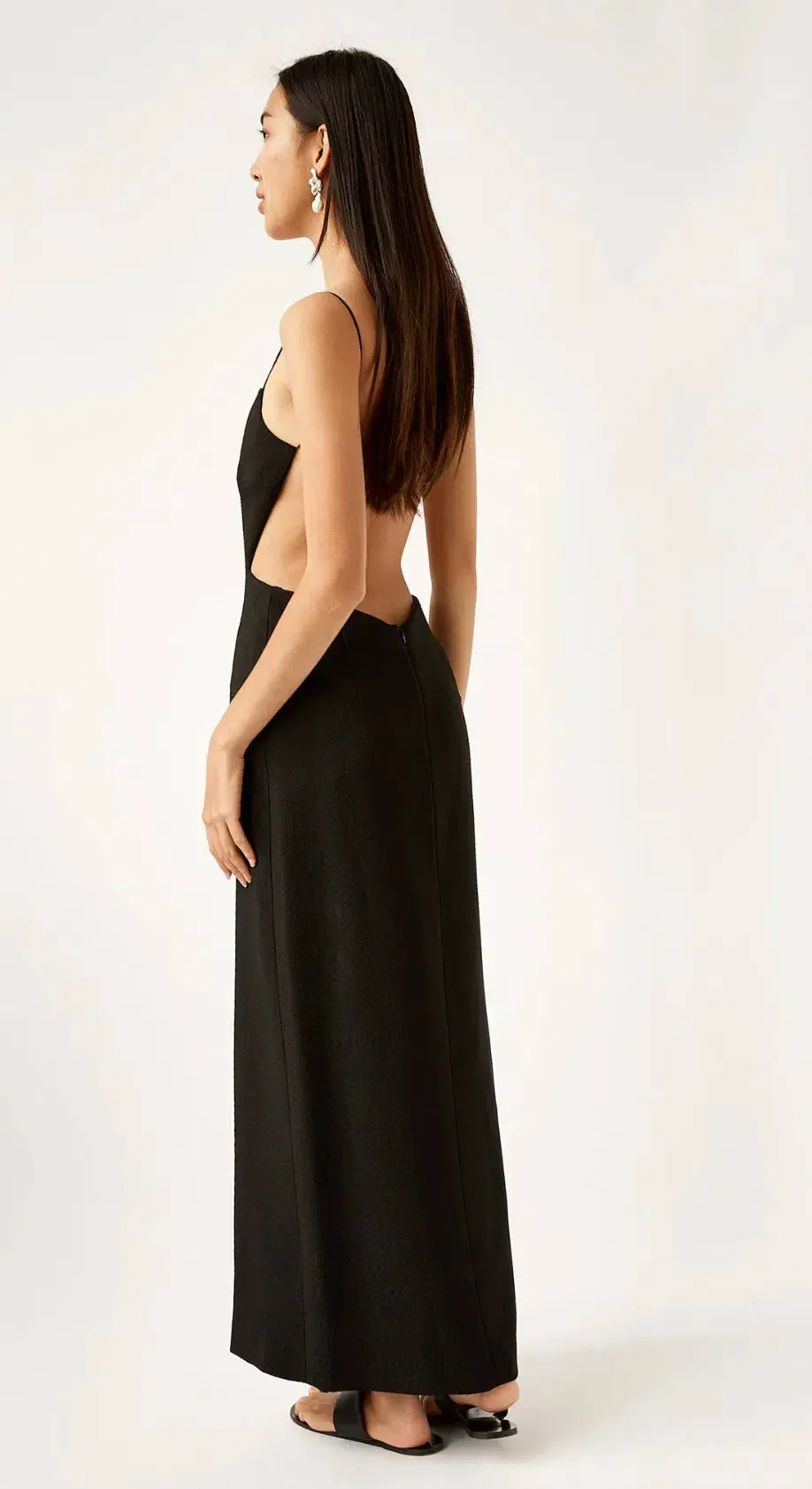 Christopher Esber Redux Backless Dress Black Size 6 for rent on The Volte - main image