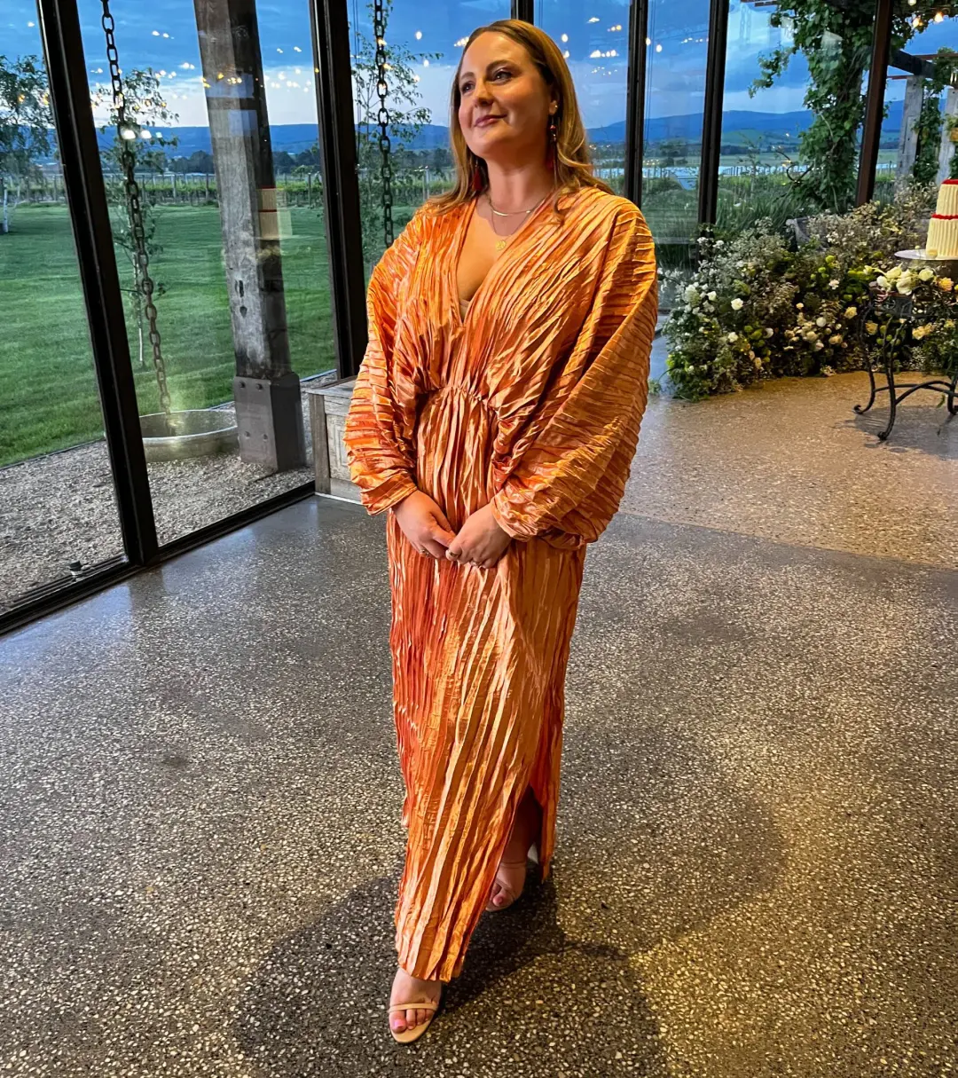 L’Idée De Luxe Gown Sunset Size 10 for rent on The Volte - main image