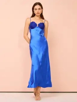 Rachel Gilbert Ryder Dress Saphire Size 12 for rent on The Volte - image 1