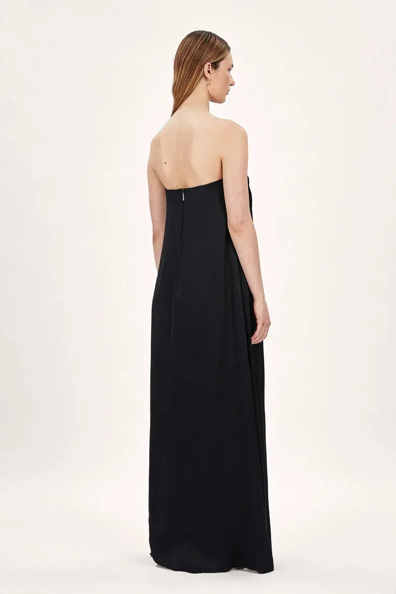 Ginger & Smart Cursive Gown Black Size 8 for rent on The Volte - main image