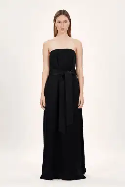 Ginger & Smart Cursive Gown Black Size 8 for rent on The Volte - image 1