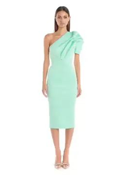Eliya the Label Suzie Midi Dress Mint Green Size 6 for rent on The Volte - image 1