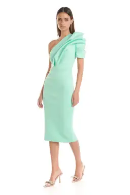 Eliya the Label Suzie Midi Dress Mint Green Size 6 for rent on The Volte - image 2