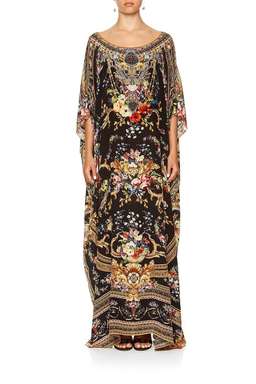 Camilla Friend In Flora Round Neck Kaftan One Size for rent on The Volte - image 8