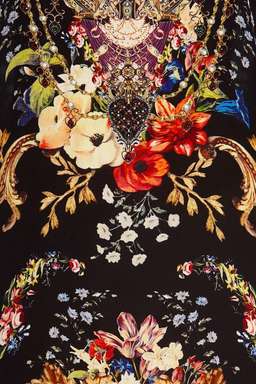 Camilla Friend In Flora Round Neck Kaftan One Size for rent on The Volte - image 12