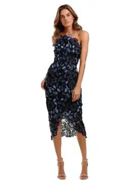 Elliatt Times Midi Dress in Blue Size 6 for rent on The Volte - image 1